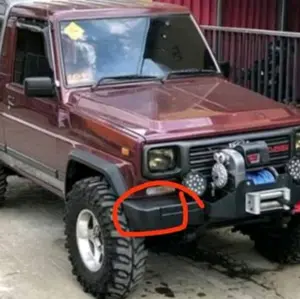 Kuping corner tanduk bemper,bumper bamper taft Gt rocky feroza bagian depan 2pcs Car