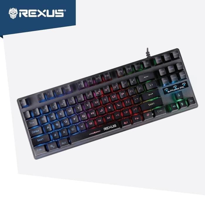 Gambar Rexus Keyboard Gaming Fortress K9TKL  toko borneocombjm dari BORNEOCOMBJM Kota Banjarmasin Tokopedia