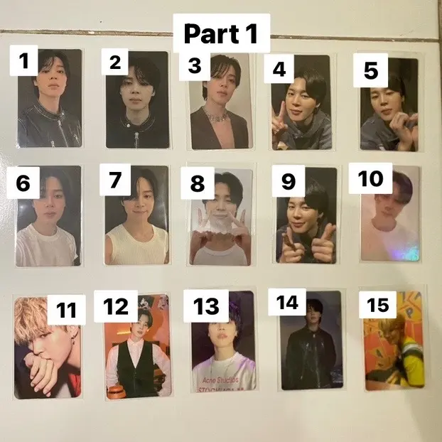 Photocard Official BTS Maknae line