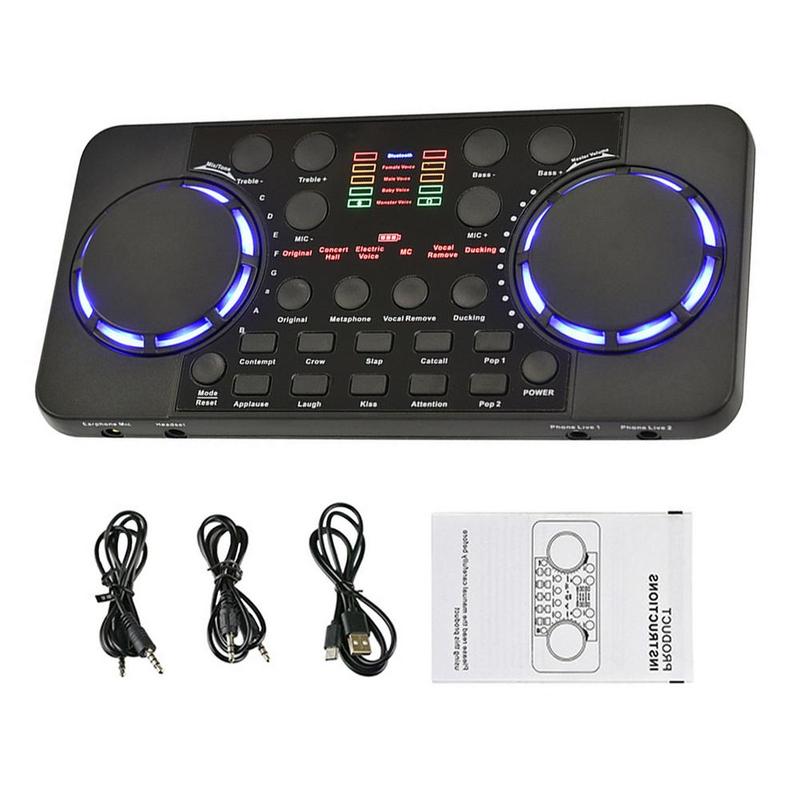 Product Introduction of Kad Bunyi V300 pro, Sesuai untuk Penstriman Langsung, dengan 10 Kesan Bunyi, Antara Muka Audio 4.0, Sesuai untuk DJ, Muzik, Studio, Rakaman, Karaoke, untuk PC dan Komputer Riba, Termasuk Pengadun Laptop 4