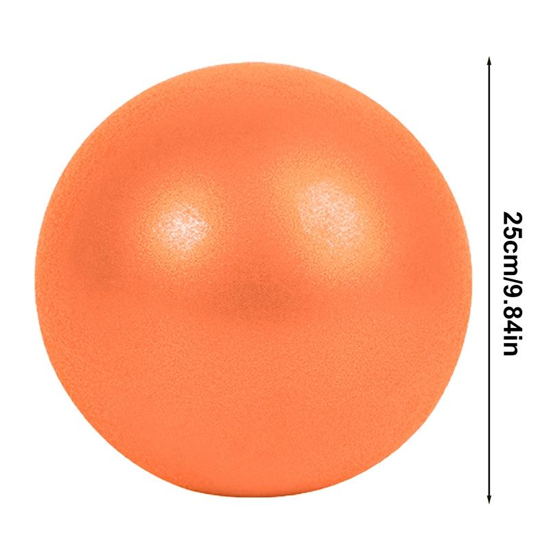 Product Introduction of 25cm Yoga Ball Frosted Thickened Explosion-Proof Clip-Back Ball Gymnastics Ball Fitness Ball Rhythmic Gymnastic Ball for Dance Practice Performance Exercise Training Competition 26