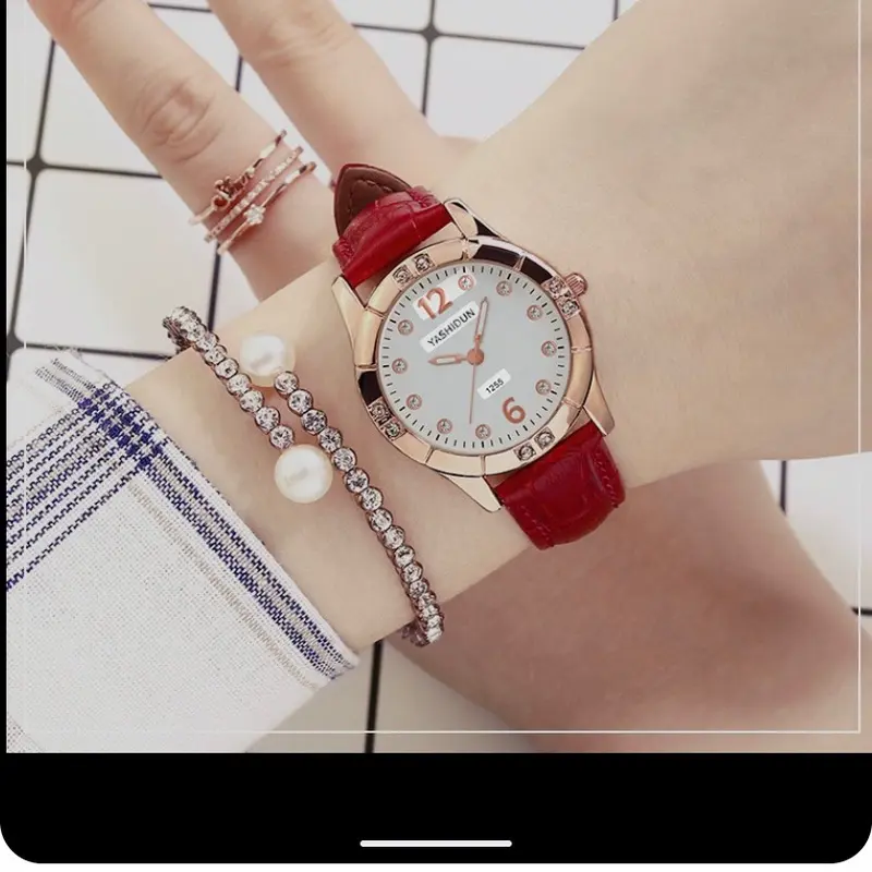 WH2 Đồng hồ  sang chảnh, quyến rũ, phong cách. Tạo sự thu hút, ấn tượng, nổi bật cho người đeo.31mm, k.háng nước 3ATM Women watch Đeo Tay just cavalli  đồng hồ Voi 6
