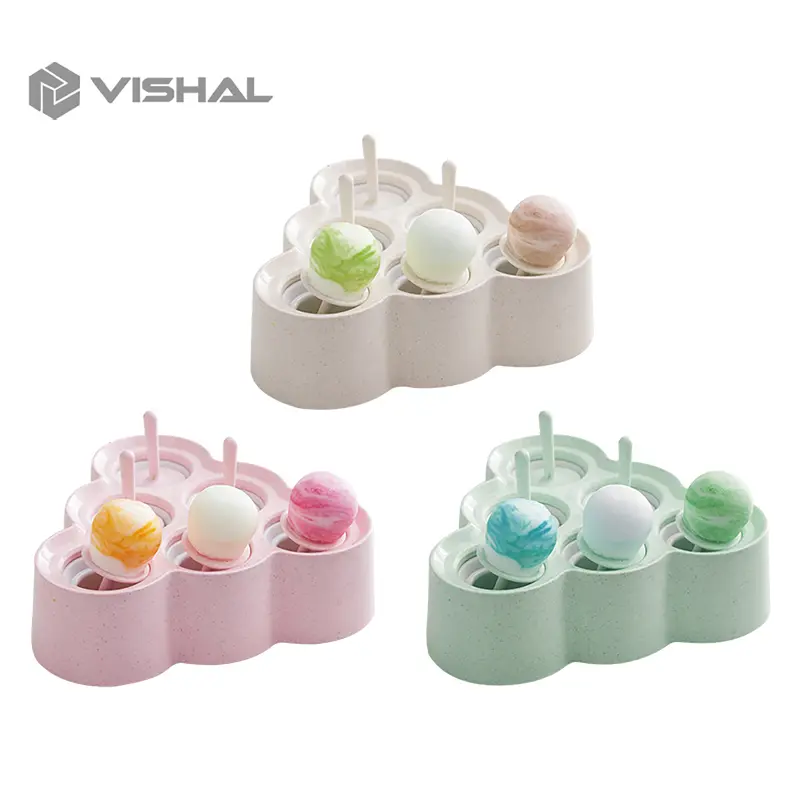 VISHAL DIY Es Batu Bulat Bola Ice Ball Maker CETAKAN ICE CREAM SILICONE PUDDING JELLY VS-37 0