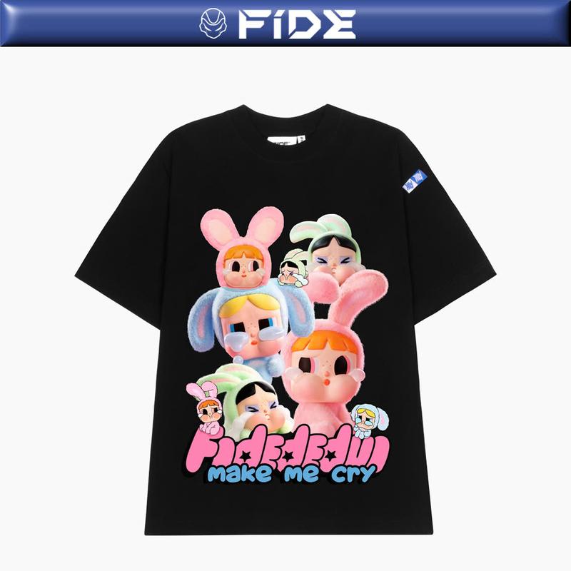 Áo thun FIDE Baby Cry phông unisex form rộng local brand nam nữ cổ tròn oversize - AT103 Menswear Cotton