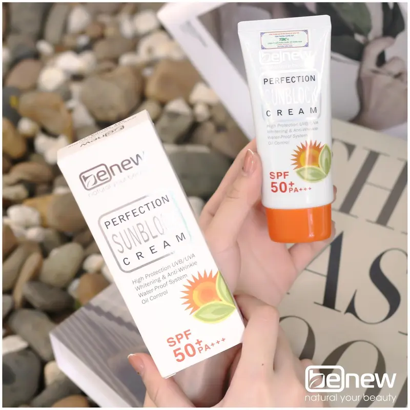 Kem chống nắng Benew Perfection Sunblock Cream 50ml 4