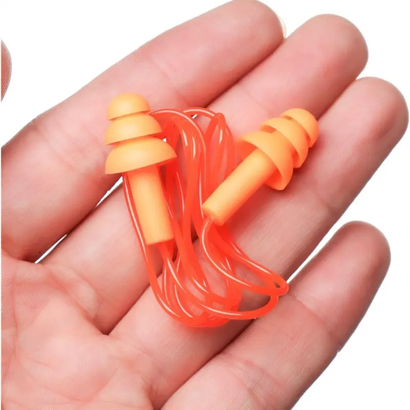 Ear Plug Tali Earplug Tali Penutup Telinga Silikon Ultra Fit Pelindung Telinga 0