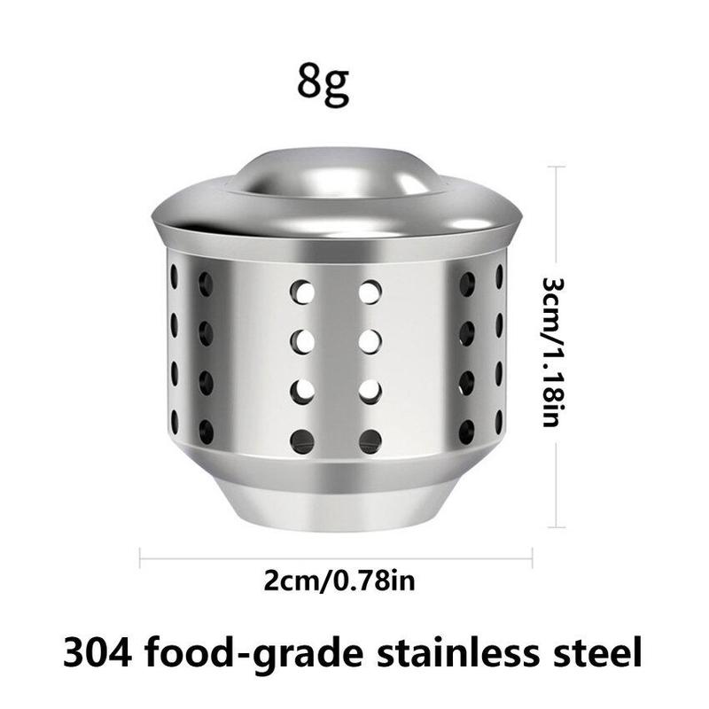 Moka Pot Stovetop Espresso Coffee Maker Accessories Anti-Splash Valve Stainless Steel 1