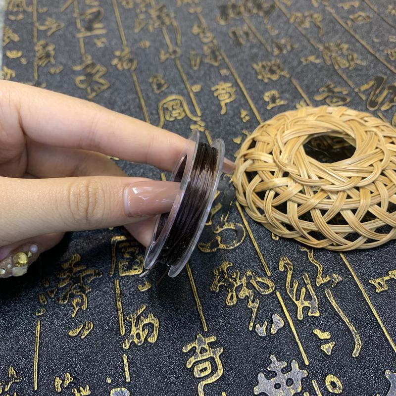 (Loại 10m) Dây chỉ xỏ chuỗi hạt đá phong thủy nhiều màu dễ lựa chọn màu sắc phù hợp