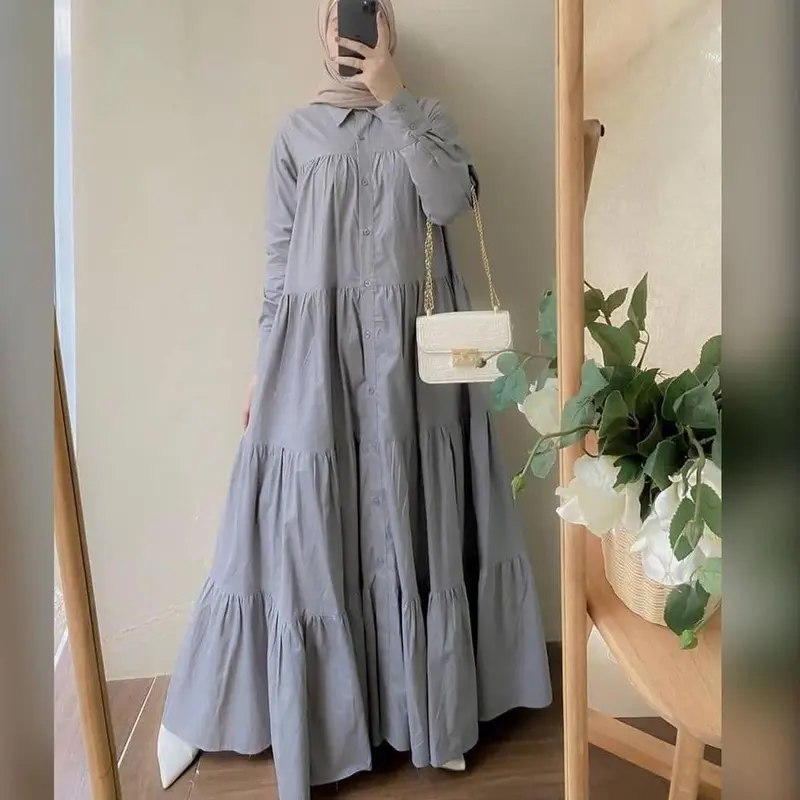 ASYILA MAXY DRESS WANITA BAHAN RAYON TERBARU NYAMAN DIGUNAKAN BUSUI FRIENDLY 1