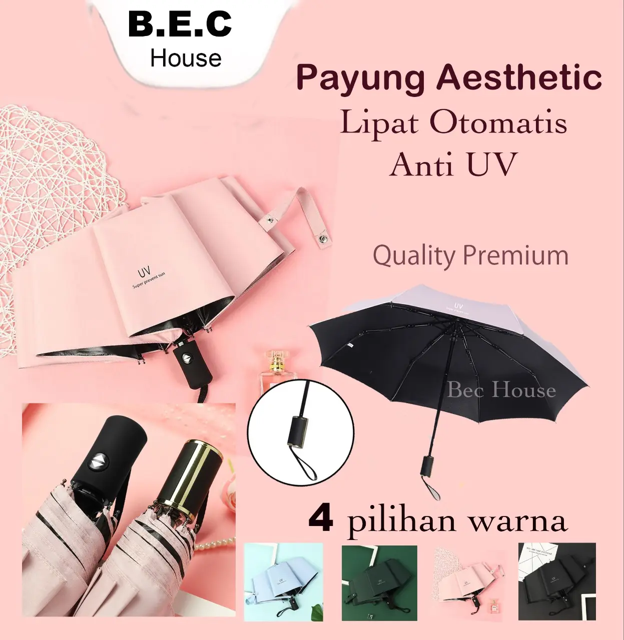 Flash Sale Payung Otomatis Anti UV