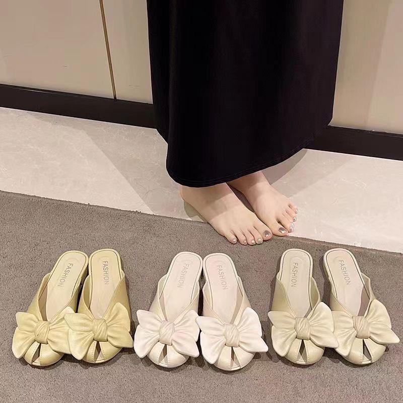 Product Introduction of Dép Bít Mũi Phẳng, Thời Trang Mới, Dễ Phối Đồ Mũ Ngón Chân, Bán Dép, Dành Cho Nữ, Có Thể Đeo Ngoài Trời, Thích Hợp Cho Mùa Hè, Dép Bít Mũi, 20242024 8