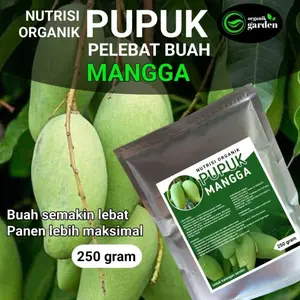 pupuk pelebat buah MANGGA | booster nutrisi organik 250 gram Serbuk Tanah