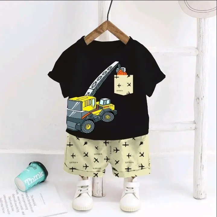 setelan katun anak kids 2-5tahun Katun 0