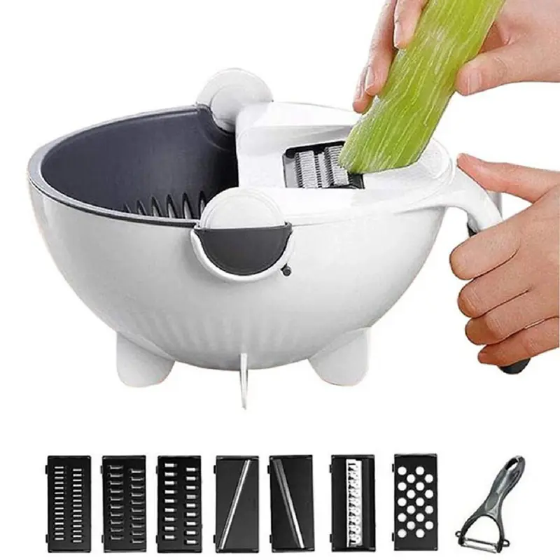 Bộ dụng cụ bào và cắt gọt rau củ quả đa năng 9 in 1 5