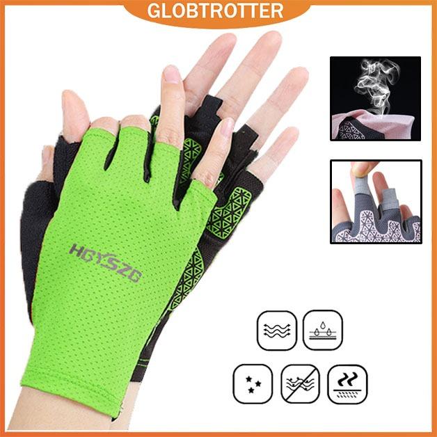 Găng tay xe đạp Globetrotter – găng tay đi xe đạp MTB và đường trường, chống trượt, phù hợp cho cắm trại, leo núi, tập gym/fitness và thể thao