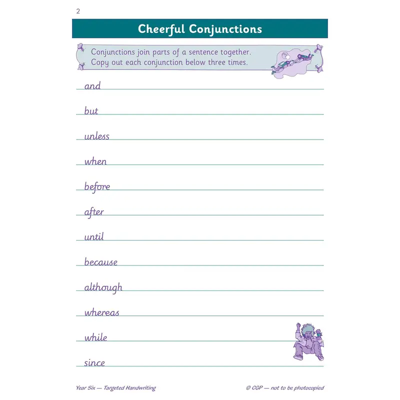 KS2 English Targeted Practice Book: Handwriting - Year 6 4