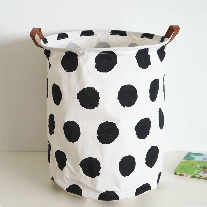 Product Introduction of Dirty Laundry Basket Ins Foldable Dirty Laundry Bin Cow Design Dirty Laundry Hamper Dormitory Special Dirty Laundry Basket Storage Basket 2