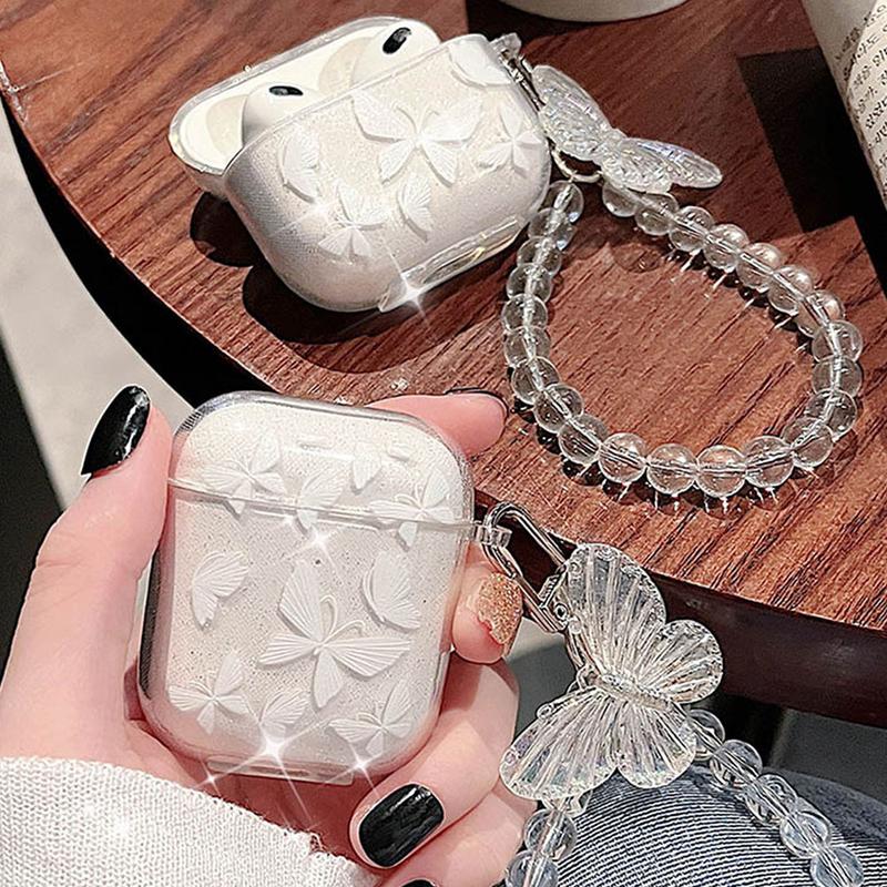 Product Introduction of Vỏ Bọc Tai Nghe Bluetooth AirPods Pro2iphone2 Thế Hệ, In Hình Bướm Lấp Lánh, Vỏ Bảo Vệ, Tương Thích Với AirPods 3 Phụ Kiện Earphone 0
