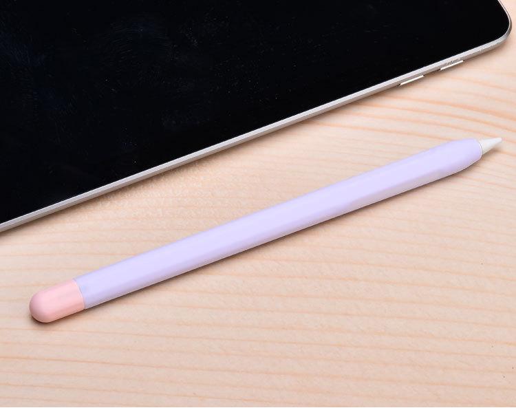 Product Introduction of Capacitive Stylus Silicone Pen Case, Stylus Protective Case, Contrast Color Pen Case, Applicable to Apple Pencil1/2 Generation Capacitive Stylus Stylus Stylus, Anti-Slip and Anti-Fall Computer Magnetic Tablet Smartphone touch screen 14