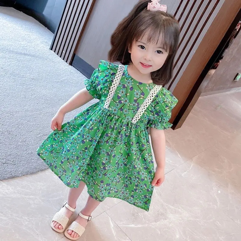 green dress malaysia Elodie Jersey Maxi Dress-Green, Ornamental Floweret main image 1