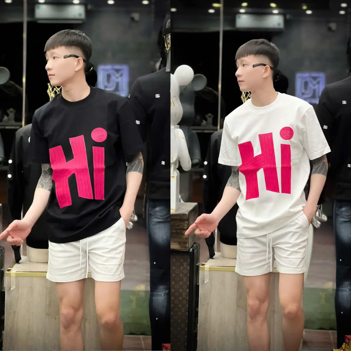 Áo Thun Nam Cotton Co Dãn 4 Chiều Thấm Hút Mồ Hôi , Áo Cổ Tròn Unisex Thiết Kế chữ Phong Cách Trẻ Trung Hàn Quốc