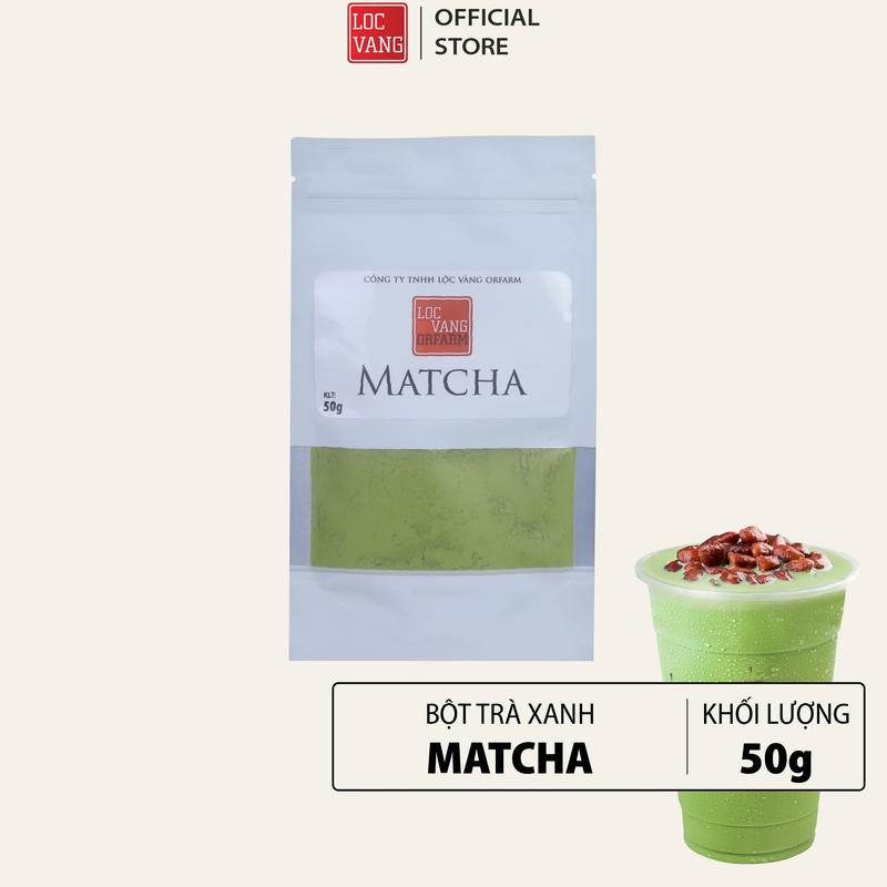 Bột Trà Xanh Matcha Làm Trà Sữa Trân Châu 50g