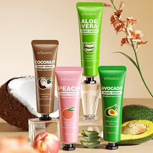 Kormesic Hand Cream – Handcream Wangi 30g untuk Melembapkan & Melembutkan Kulit Tangan Kering | Avocado, Peach, Coconut, Aloe Vera