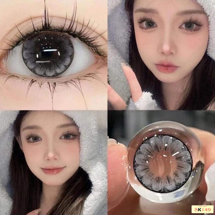 Lens Selena Gray 14.50 (SK149-1chiếc) - Sky Lens Kính Áp Tròng Hàn Quốc - Lens Cận Nữ