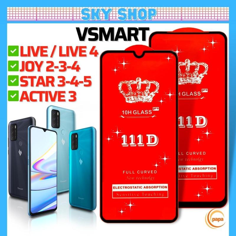 Kính cường Lực Full Màn Vsmart Joy 4 Joy 3 Active 3 Joy 2 Live Live 4 Star 3 Star 4 Star 5 Aris Pro