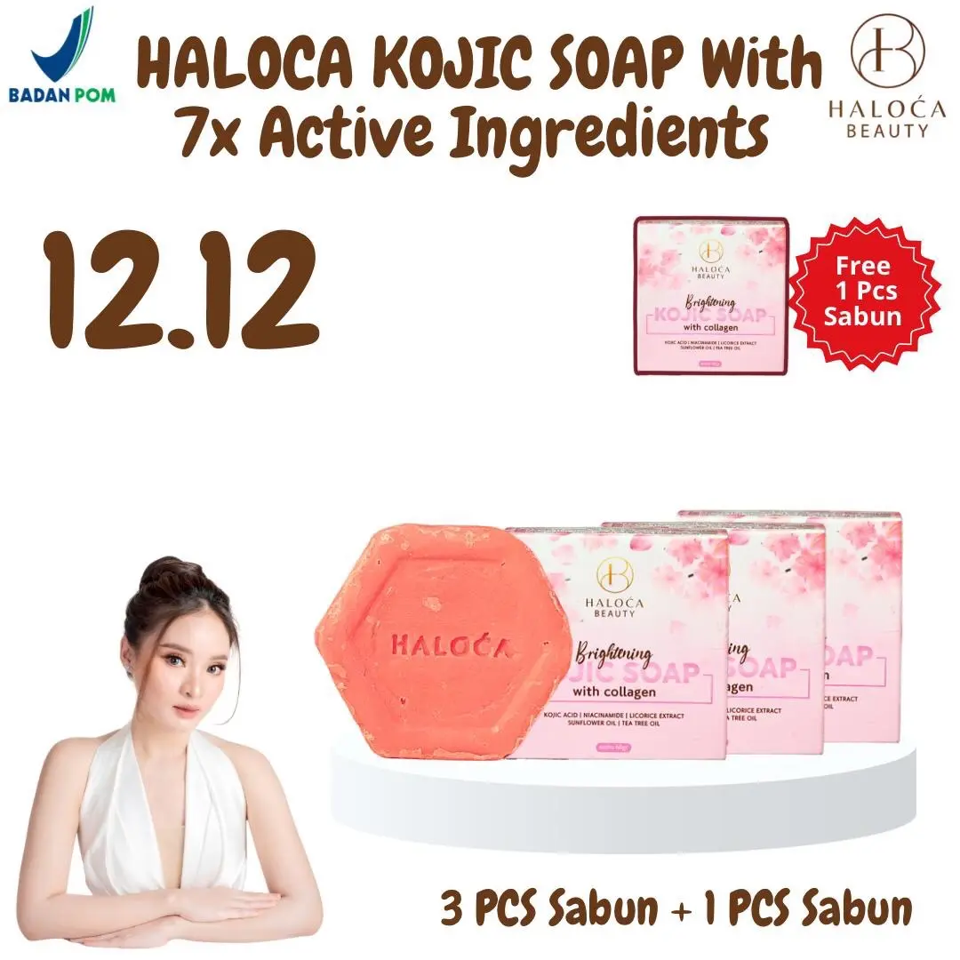 [ HALOCA BEAUTY ] Hallowica | Sabun Kojlc Acid Collagen Booster
