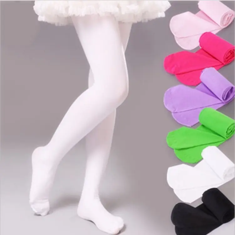 Velvet Children's Multicolor 80 Wire Pantyhose Dance Socks Girls Ballet Stockings