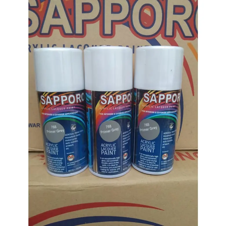 pilok pilox sapporo 150ml saporo 768 primer grey epoxy poxy 150ml Car