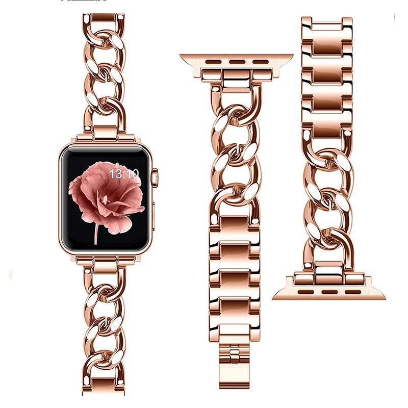 Watch Band, 1 Count Adjustable Length Replacement Straps with Anti-dropping Damping Strip, Smart Watch Bands Compatible with Ultra SE 8 7 6 5 4 3 2 1 Series 7