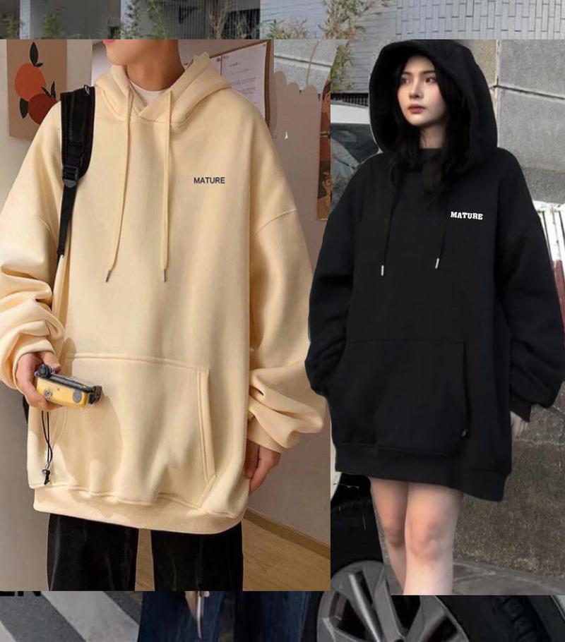 Product Introduction of Áo hoodie nam nữ áo nỉ hoodie basic form rộng in chữ NATURE áo nỉ bông unisex nam nữ siêu dày phong cách Hàn Quốc thanh lịch to & cao 3