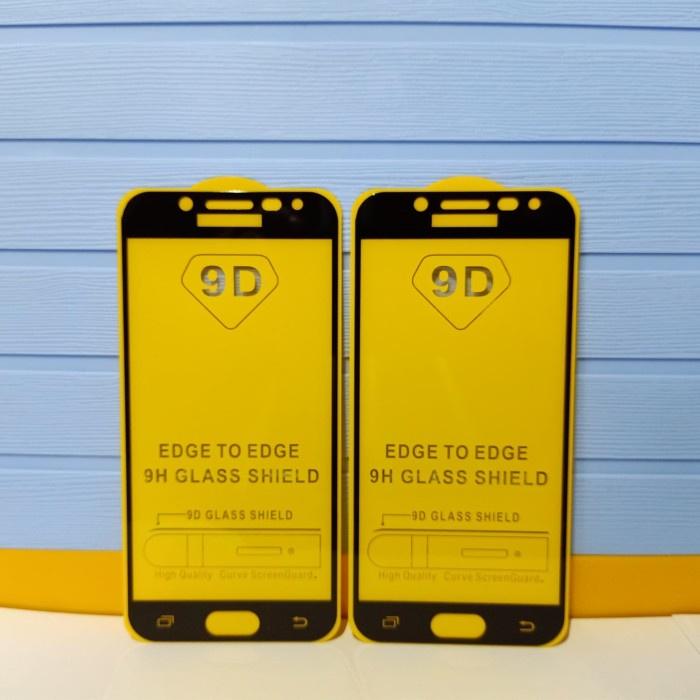 9D Tempered Glass Full Untuk Tipe Hp Samsung J5 Pro / J530 Full Screen Full Cover 0