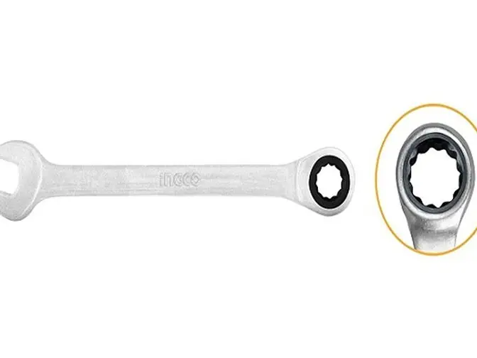 [CHÍNH HÃNG] Cờ lê miệng vòng 2 chiều 10MM HCSPAR101 INGCO