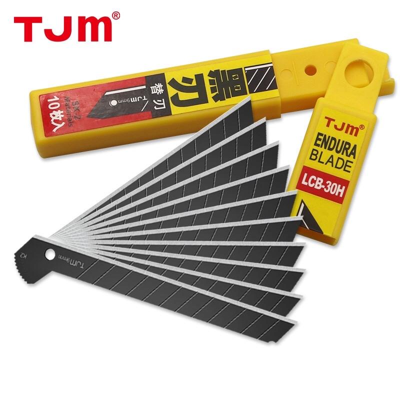  Lưỡi dao rọc giấy TJM bản nhỏ lưỡi đen sắc bén 