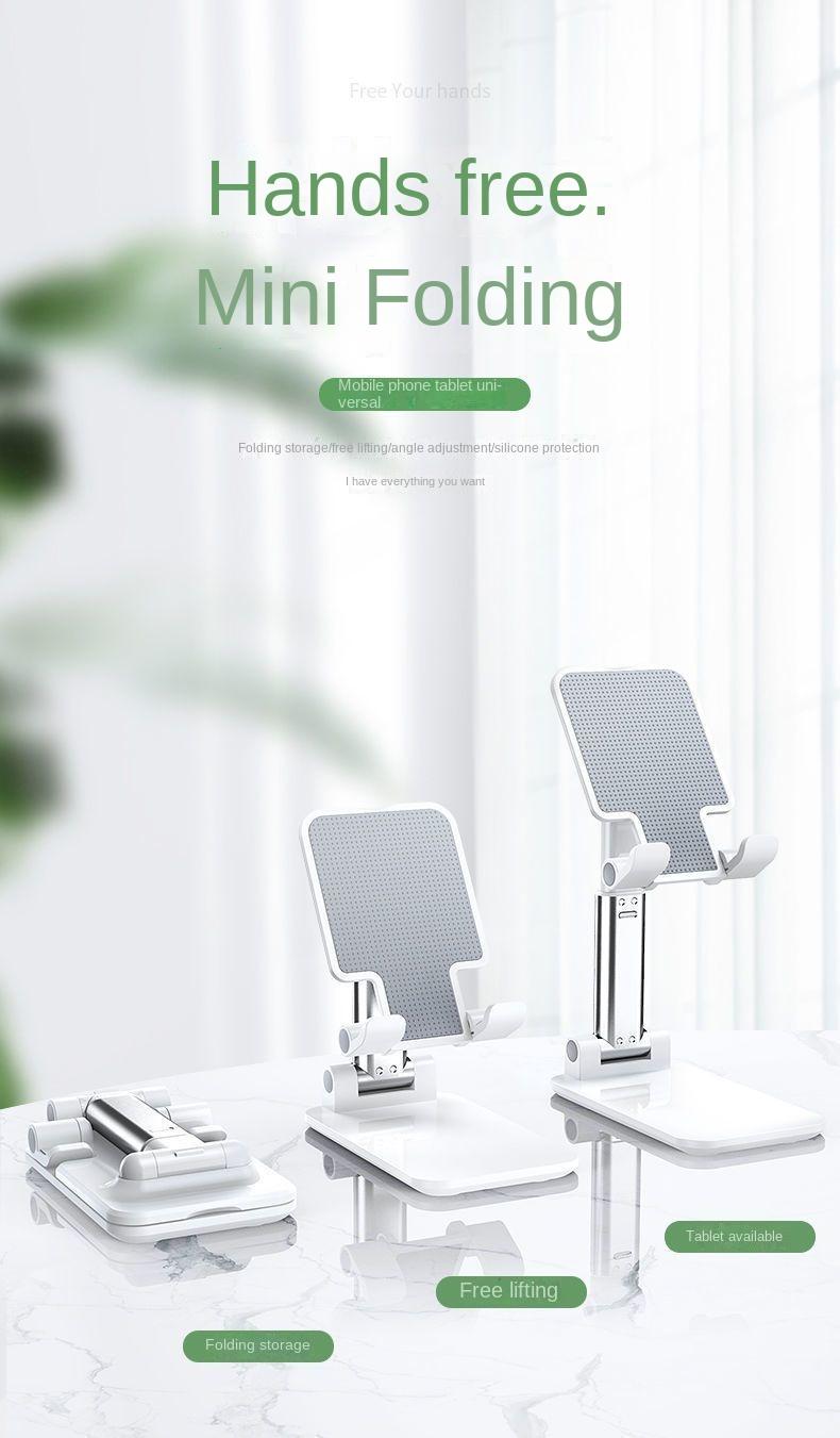 Product Introduction of Giá Chân Đế Điện Thoại Di Động Đa Chức Năng, Nâng Và Gấp, Thích Hợp Cho Máy Tính Để Bàn, Giá Đỡ Hỗ Trợ Phát Sóng Trực Tiếp Và Xem Phim, Thích Hợp Cho Sinh Viên Ký Túc Xá, Kiểu Thông Dụng 1