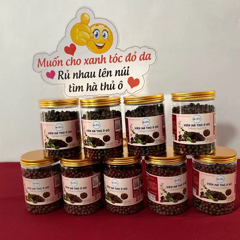 Hà thủ ô viên vừng xanh tóc đỏ da 0