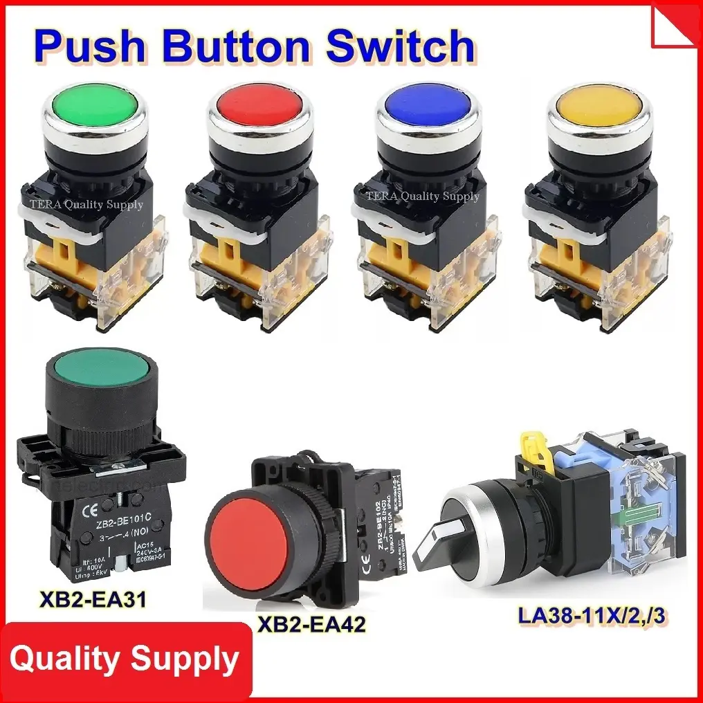 สวิทช์ ปุ่มกด กดติด ปล่อยดับ สวิทซ์ลูกศร Push Button Switch Selector ...