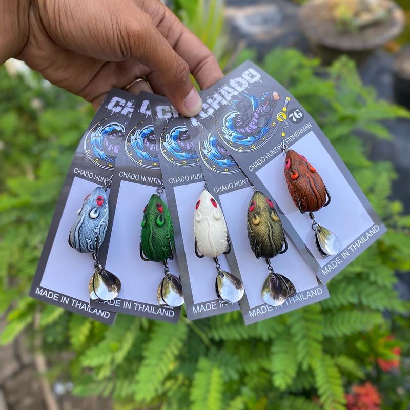 Mồi Hơi Chuột Chado Thái Lan Hai Thìa Lưỡi BKK mồi  tắc body nhái hơi  f35