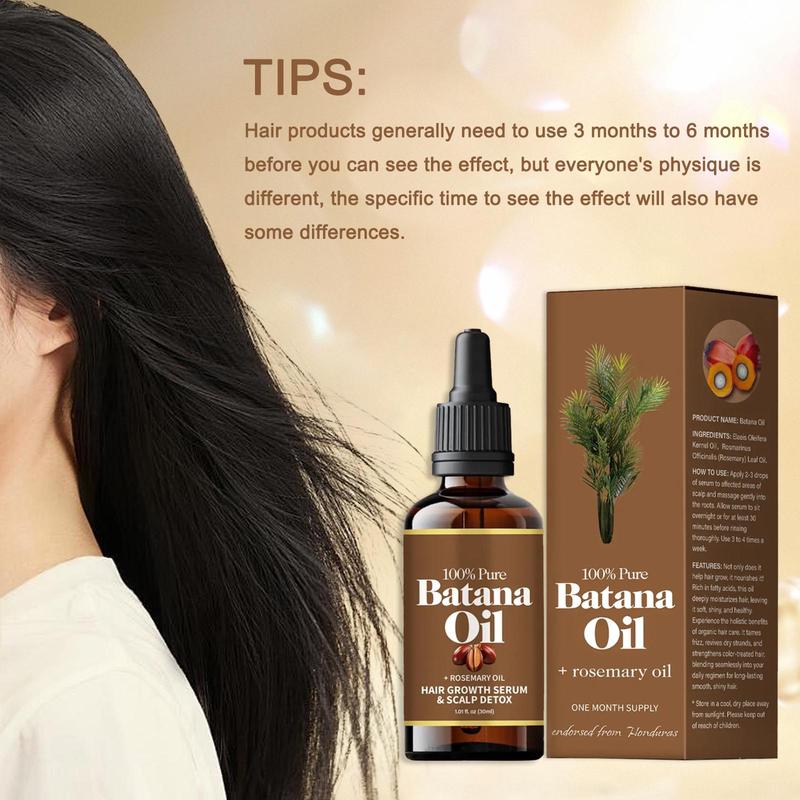 Batana Hair Care Oil, 1 Box/2 Boxes Nourishing & Moisturizing Hair Essential Oil for Dry & Damaged Hair, Organic Care Product for Women & Men, Christmas Gift 6