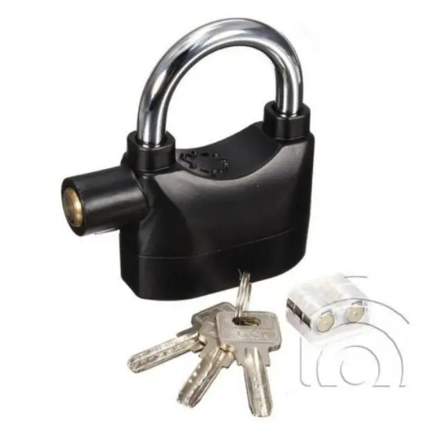 Khóa chống trộm cao cấp có còi báo động 2 chế độ 110dB