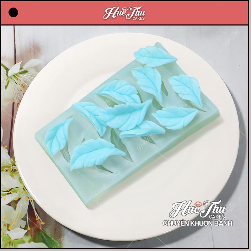 Khuôn silicon Lá Gân làm bánh rau câu 4D