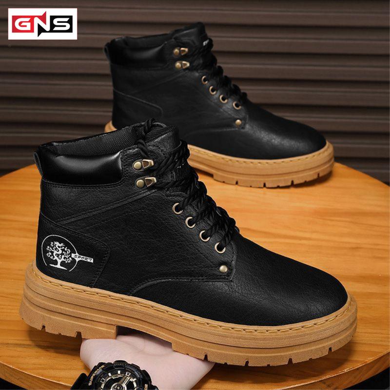  Giày Bốt Nam Martin GNS H271 Giày Nam Phong Cách Retro Anh Quốc - Giày Nam Thời Trang Giày Da Chống Thấm Nước Ngoài Trời 