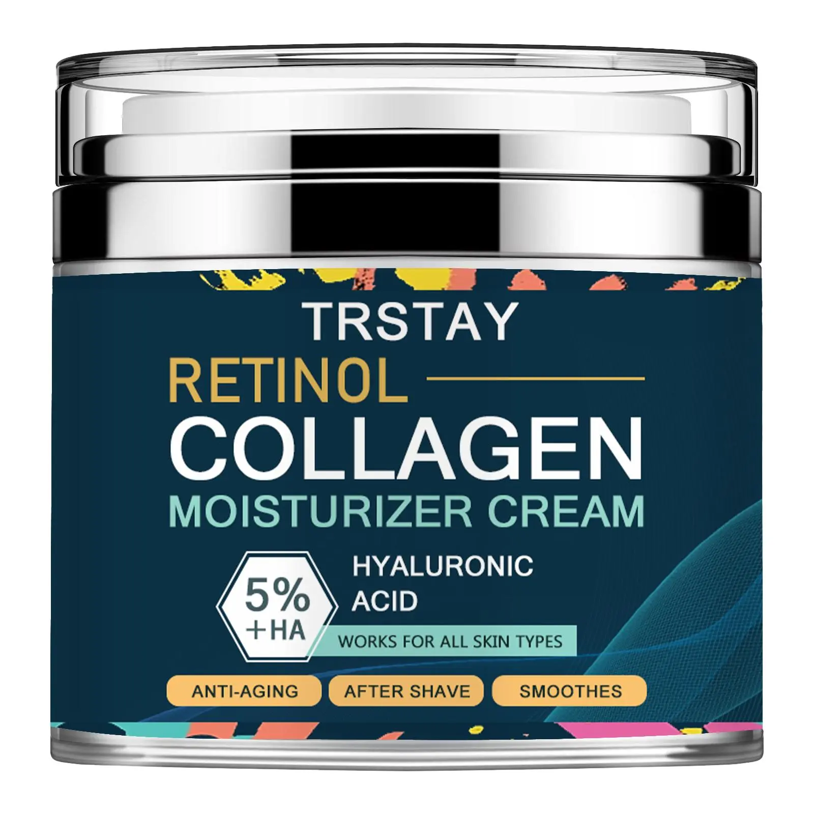 Retinol Collagen Moisturizer Cream, Hydrating Face Cream, Smoothing and Firming Cream, Nourishing and Moisturizing Face Cream for Man