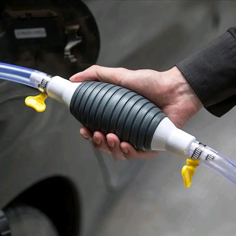 Transfer Pump Alat Pompa Tangan Penyedot Sedot Air Minyak Bensin Solar Oli Cairan Aquarium Manual Plastik 2