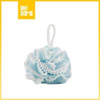 Gambar OHSOME - Solo Corner Bath Ball Shower Puff Scrub Mandi Warna Biru/Pink - Blue dari OHSOME Homeliving Kab. Bekasi 1 Tokopedia