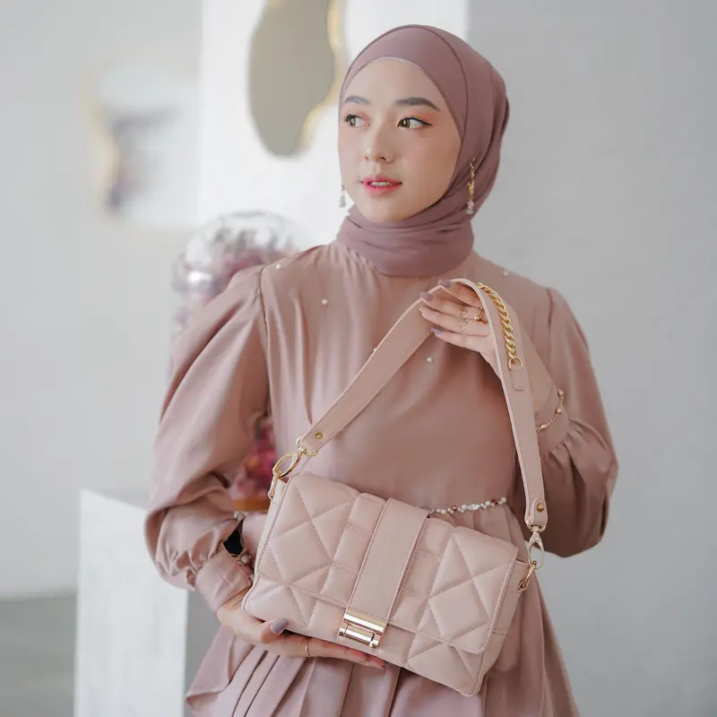 [Beli Lokal] Lophy Bag Tas Wanita Shoulder Bag Sling Bag Tas Bahu Wanita Tas Selempang Wanita Irish Bag in Pink Blush 5
