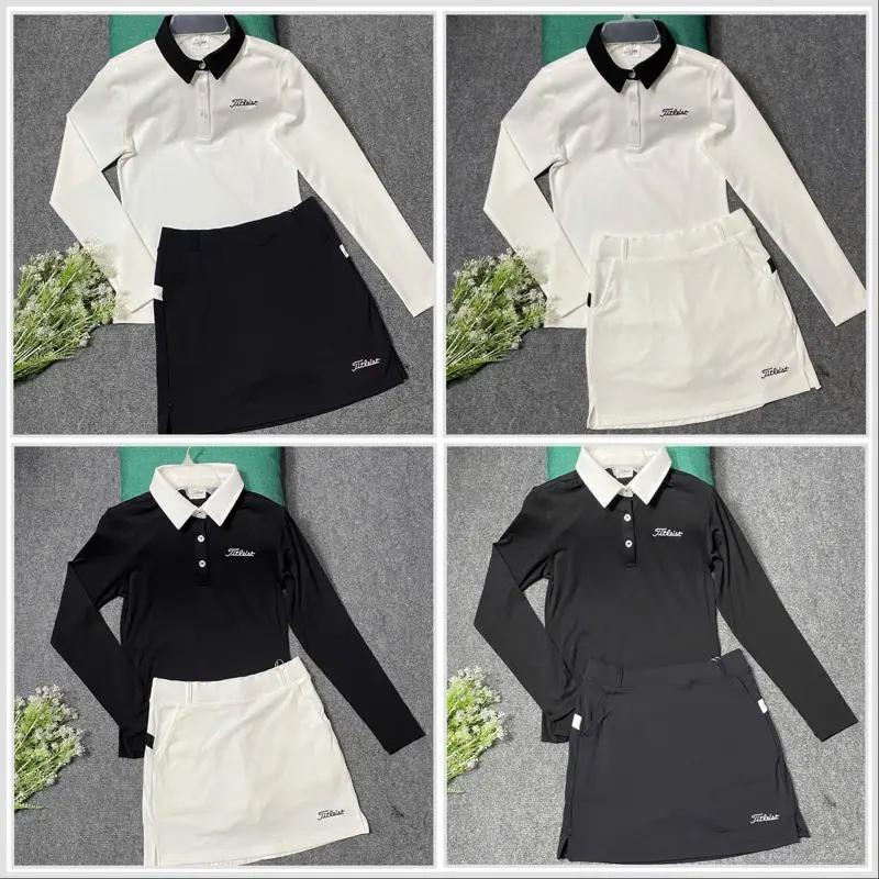 Sét thể thao nữ Titleist phù hợp chơi golf, tennis chất thun co giãn thấm hút mồ hôi 7
